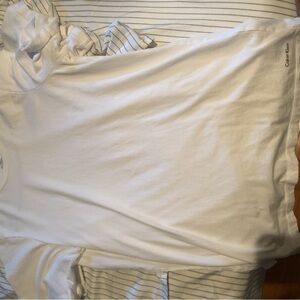 2 White Calvin Klein shirts size small- ships within 1 day